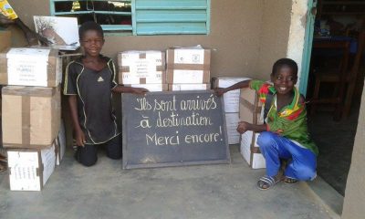 collecte de cartables Burkina